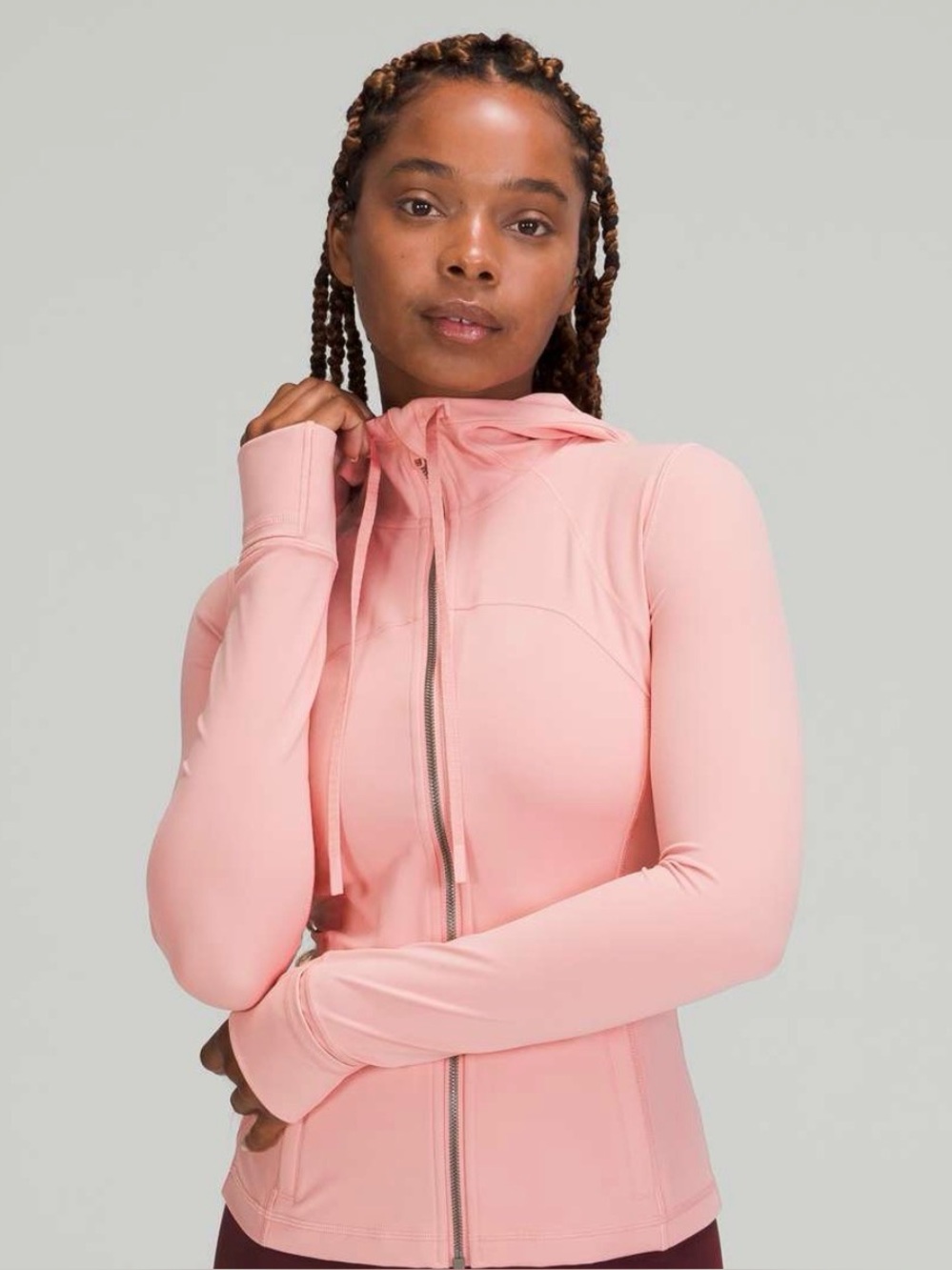 Lululemon define jacket Nulu pink puff